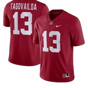 Men's Nike Tua Tagovailoa Crimson Alabama Crimson Tide Player Game Jersey